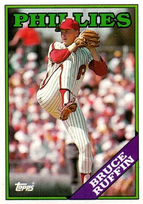 1988 Topps Bruce Ruffin Philadelphia Phillies #268 - Image 1 of 2