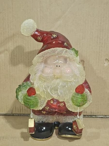 Statuina Babbo Natale coprilampada plastica acrilica 12" - Foto 1 di 10
