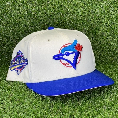 PINK UV TORONTO BLUE JAYS TWO TONE PINKY CHROME 1992 WORLD SERIES 59FIFTY FITTED - Image 1 of 4