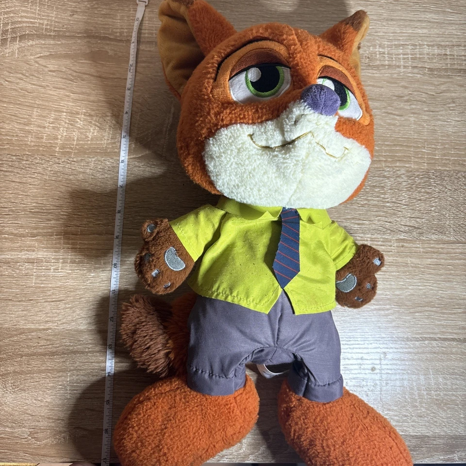 Nick Wilde Big Feet Zootopia Plush Disney Parks Stuffed Animal Fox Rare - Image 1 of 4