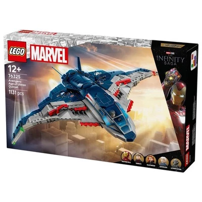 LEGO Marvel Avengers Age of Ultron Quinjet 5 Minifigures NEW 2025 - Image 1 of 4