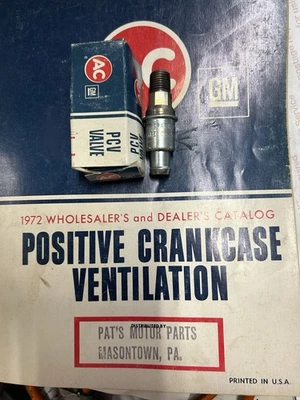 Chevrolet Corvette 1963 327 y 409 AC# CV590C NOS OEM PCV válvula Foto 1 de 2