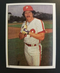 Tarjeta de béisbol Mike Schmidt Philadelphia Phillies 1981 Topps #19 pegatina  - Imagen 1 de 2