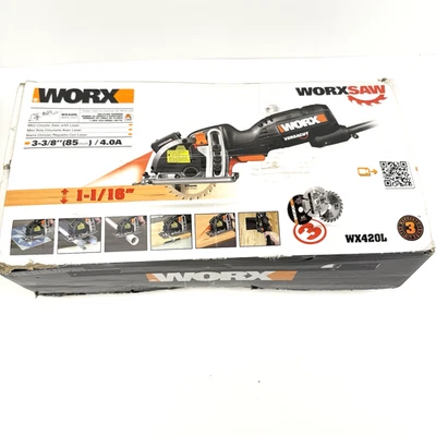 WX420L Worx Versacut 3-3/8" Compact Circular Saw w/ Laser Guide Technology - Image 1 of 4