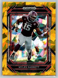 Myles Garrett 2023 Panini Prizm Draft Picks Gold Ice #78 Texas A&M Aggies - Picture 1 of 2