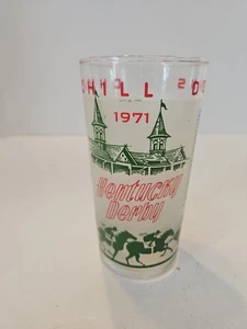 1971 Kentucky Derby Official Mint Julep Glass - Churchill Downs - Picture 1 of 6