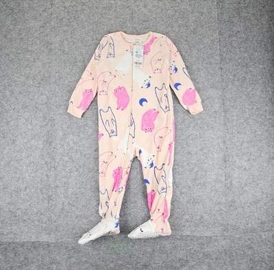 Pijama Carter's Baby Gir 1 pieza polar Footie nuevo con etiquetas 2T, 3T, 4T, 18 meses Foto 1 de 4