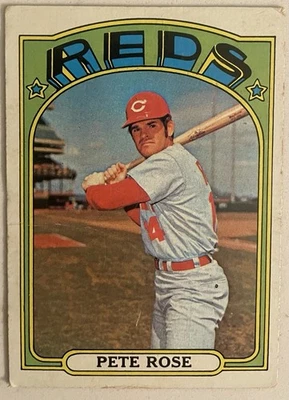 Pete Rose 1972 Topps #559 y en acción #560 Foto 1 de 4