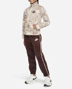 Nike (Kids) Girl's Burgundy Crush Spot-On Tricot Set Tracksuit (36K197-R5Y) 4/6X - Picture 1 of 5