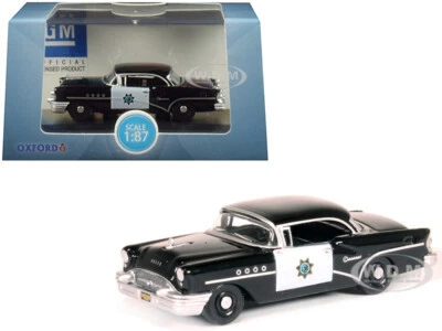 1955 BUICK CENTURY КАЛИФОРНИЯ ДОРОЖНЫЙ ПАТРУЛЬ 1/87 (HO) ЛИТОЙ ОКСФОРД 87BC55003 - Изображение 1 из 3