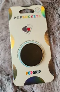 NEW! PopSockets PopGrip with Swappable Top for Phones & Tablets - Black. - Picture 1 of 2