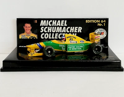 Benetton Ford B192 1:64 Minichamps Michael Schumacher Collection Nr.1 MSC 641100 - Bild 1 von 4
