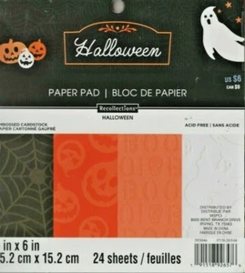 Recollections HALLOWEEN 6x6 Paper Pad Varieties~Very Useful~Quick Ship! - Picture 1 of 3