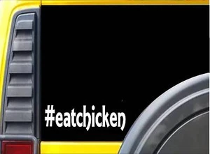 Essen Huhn Aufkleber K558 8 Zoll Huhn Aufkleber - Bild 1 von 1