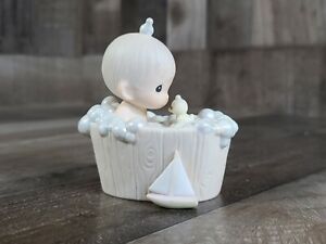 VTG 1987 Enesco Precious Moments “A Tub Full Of Love” Porcelain Figurine #112313