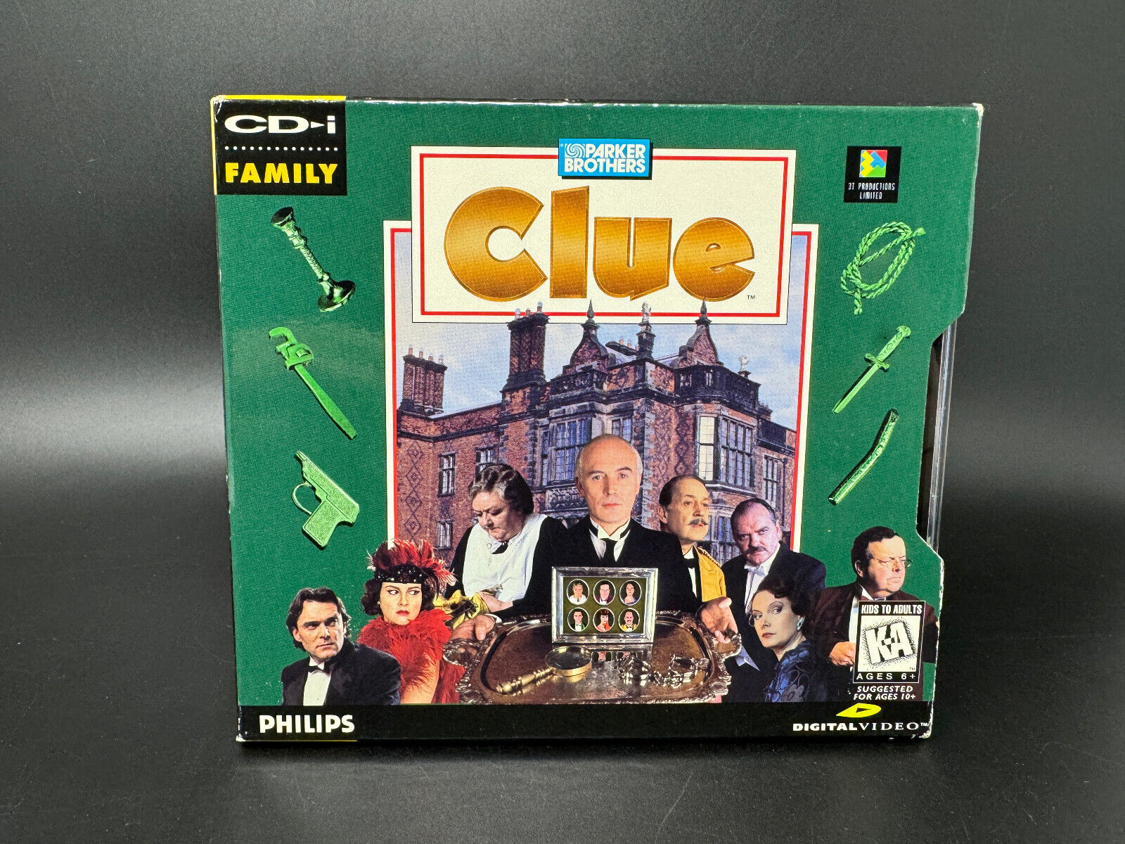 Clue (Philips CD-i) *COMPLETE W/ SLIPCOVER - TESTED*