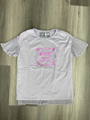 Vestido Camiseta Para Mujer ANNA SUI x Kansai Yamamoto Púrpura Talla Mediana RARO Foto 1 de 4