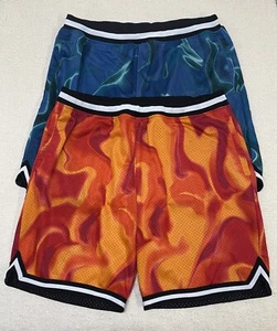 CSG Champs Sports Gear Shorts Men’s 3XL Orange Blue Athletic Basketball - Picture 1 of 18