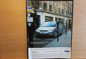 Original 2004 FORD FOCUS EDGE magazine advert frame-ready wall-art flat-pack - Picture 1 of 1