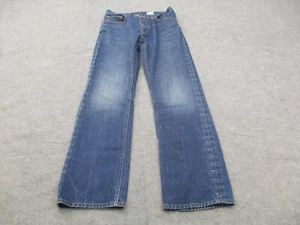 VINTAGE Banana Republic Jeans Mens 31 Blue Denim Straight Leg 31x34 - Picture 1 of 8