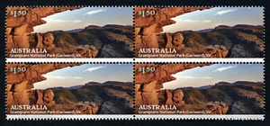 2025 Ancient Lands Grampians National Park VIC Block of Four Mint Stamps - Picture 1 of 1