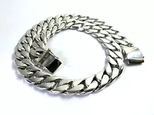 Big Taxco, Mexican 925 Sterling Silver Curb Chain Necklace. 690 grams, 28",71 cm - Imagen 1 de 18