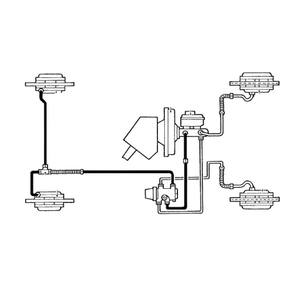Complete Braided Brake Line kit for Land Rover Defender 90 300Tdi 1994-1998 R... - Image 1 of 1