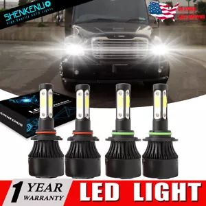 Faros LED altos/bajos para Freightliner M2 100 106 112 2002-2017 4 lados 6000K - Imagen 1 de 15