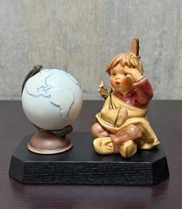 Goebel Hummel American Wanderer Hum 2061 Millennium 2000 Set w/ Globe Box CD - Picture 1 of 11