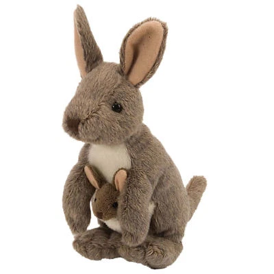 Wild Republic Mini Cuddlekins Känguru 10867, Wild Republic Känguru mit Baby 21cm