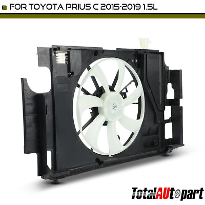 Conjunto de ventilador de refrigeração do motor com módulo de controle para Toyota Prius C 2015 2016-2019 - Imagem 1 de 4