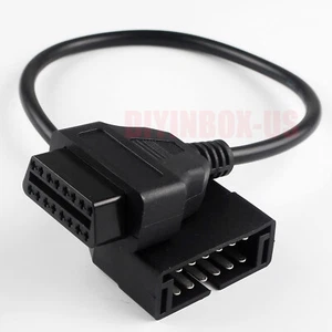 12 Pin OBD1 to16 Pin OBD2 Convertor Adapter Cable for GM Diagnostic Scanner 40cm - Picture 1 of 6