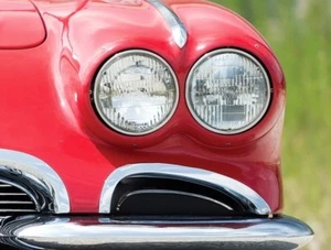Corvette C1 C2 C3 Stingray Refit Headlight Complete Set - US On Eu Conversion - Imagen 1 de 6
