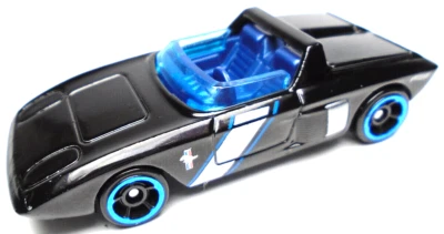 2022 HOT WHEELS '62 FORD MUSTANG CONCEPT BLACK 2 1/2" DIECAST CAR W BLUE & WHITE - Image 1 of 4