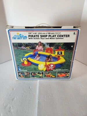 2000 The Wet set. Pirate Ship Play Center. Intex Playset Rare Htf. NOB  - Image 1 of 4