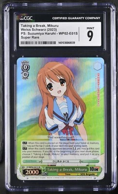 Weiss Schwarz - Taking a Break, Mikuru (NM, Promo, SY/WP02-E01 PS) - Image 1 of 2