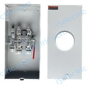 400 / 320 Amp Meter Base Socket Ringless w/ Lever Bypass 1PH OH/UG w/ Lugs - Picture 1 of 11