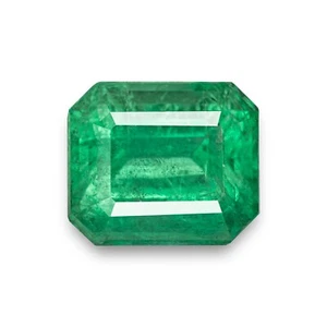 ZAMBIAN Emerald 3.59 Ct. Natural OCTAGON Bluish Green TRANSPARENT Loose Gemstone - Picture 1 of 4