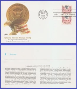 USA4 #CVP31 U/A FLEETWOOD FDC STR2 29c. Schildspule (Typ I) - Bild 1 von 1
