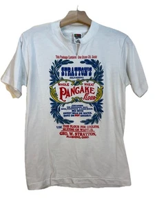 Camicia pancake vintage anni 90 50/50 USA Fruit Loom Normcore sottile S cucitura singola - Foto 1 di 8