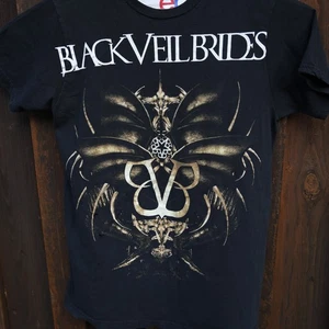 Camisa Black Veil Brides Distressed Rock N Roll Talla Mediana Bay Island - Imagen 1 de 6
