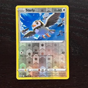 Starly 110/159 Pokemon Crown Zenith Sword & Shield Reverse Holo Common NM - Picture 1 of 2