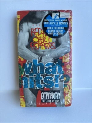 What Hits!?  Red Hot Chili Peppers (VHS, 1992, Tested Under The Bridge Higher Gr Foto 1 de 4