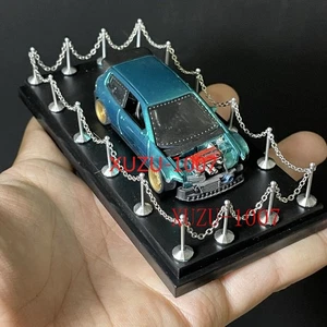1/64 Automodell Showroom Zaun Simulieren Auto Ausstellung Requisiten Szene Diorama Modelle - Bild 1 von 14
