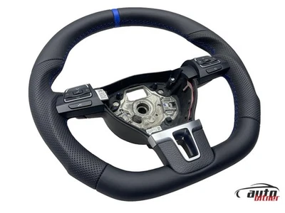 AUSTAUSCH Lenkrad Lederlenkrad Vw Passat CC EOS Multifunktion DSG Abgeflacht - Bild 1 von 4