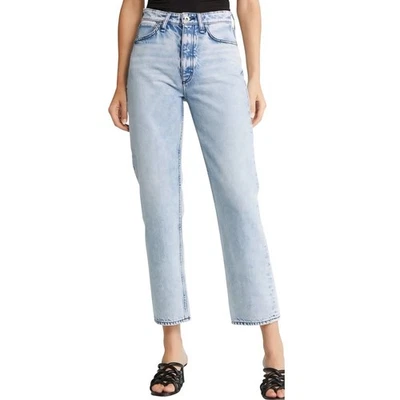 Rag & Bone Alex High Rise Ankle Straight Color Venice - Light Blue Wash Size 30 - Image 1 of 4