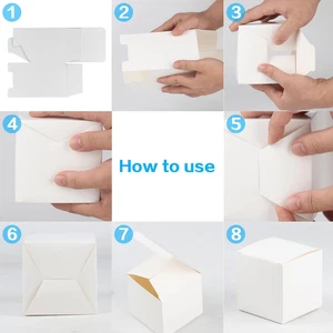 12 Pcs Small Gift Boxes with Lids Mini White Gift Boxes Cardboard Paper Prese... - Picture 1 of 12