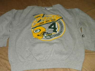 Sudadera de fútbol americano vintage Starter 1995 Green Bay Packers Brett Favre MVP XL 48 Foto 1 de 4