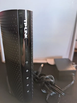 TP-Link TC-7610 DOCSIS 3.0 Cable Modem with Power Adapter – Xfinity Spectrum Cox - Image 1 of 4