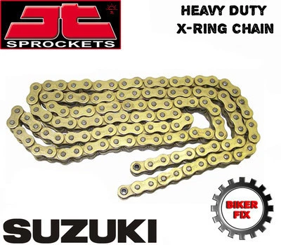 SE ADAPTA a la cadena de anillo X de alta resistencia mejorada en oro Suzuki PE250 N 78-79 Foto 1 de 1